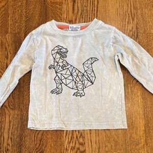 Mish Boys Kids Geometric Dinosaur Shirt Size 18M